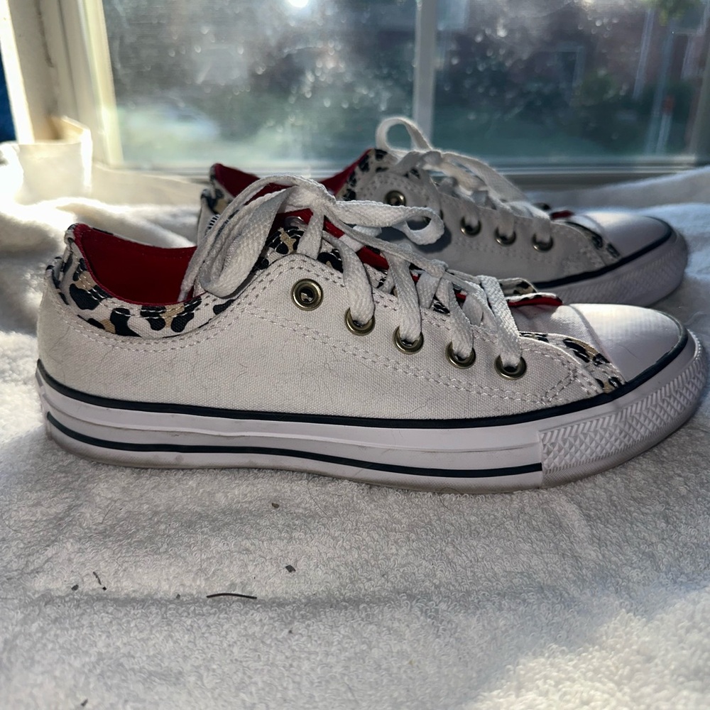 Converse White and Black Sneakers